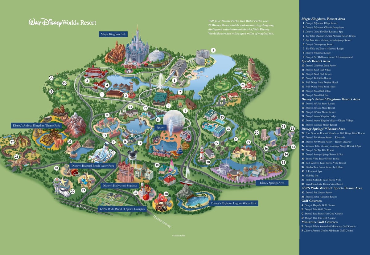 Աշխարհը Walt Disney-ի քարտեզի վրա