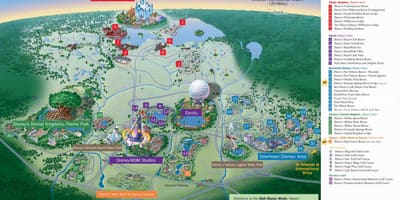 Աշխարհի քարտեզի վրա Disney