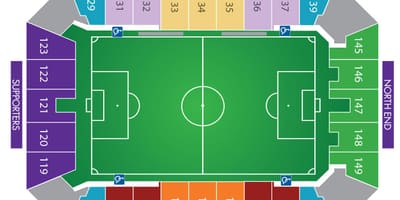 Ситрус Bowl Seating քարտեզի վրա