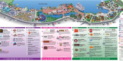 Դաունթաուն Disney Օռլանդո քարտեզի վրա